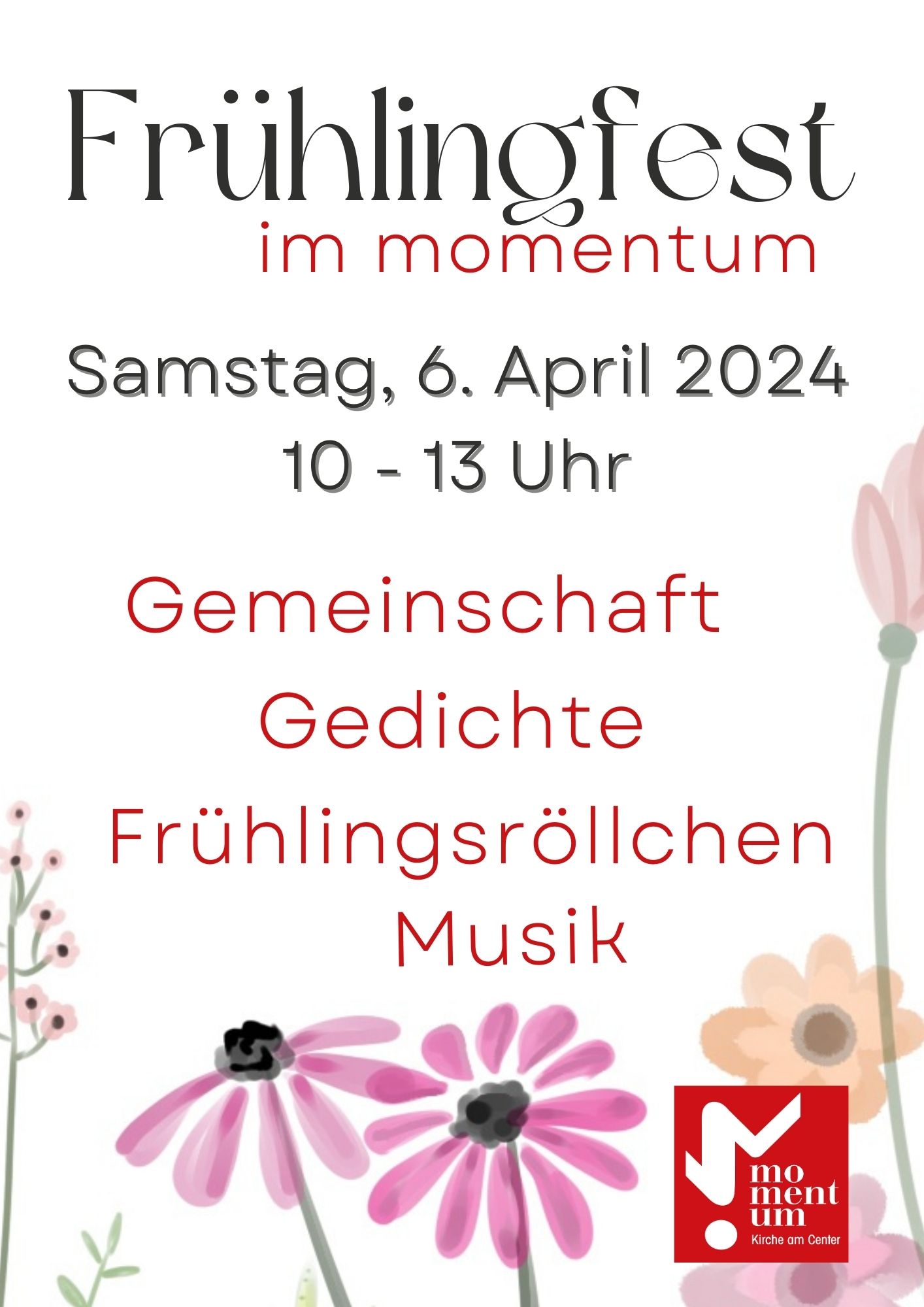 Frühlingsfest im momentum am 06.04.2024