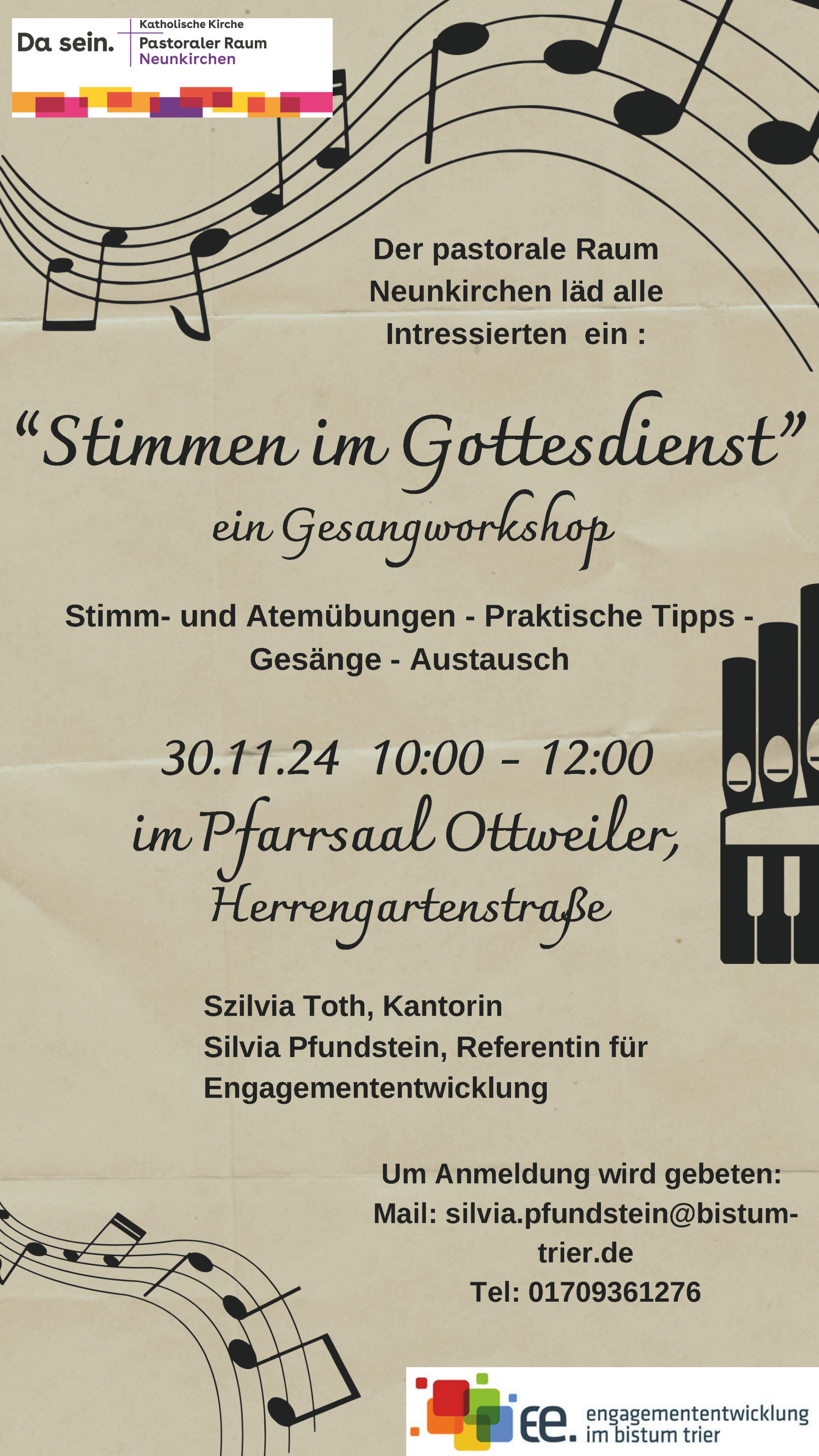 'Stimmen im Gottesdienst' am 10.11.2024 in Ottweiler